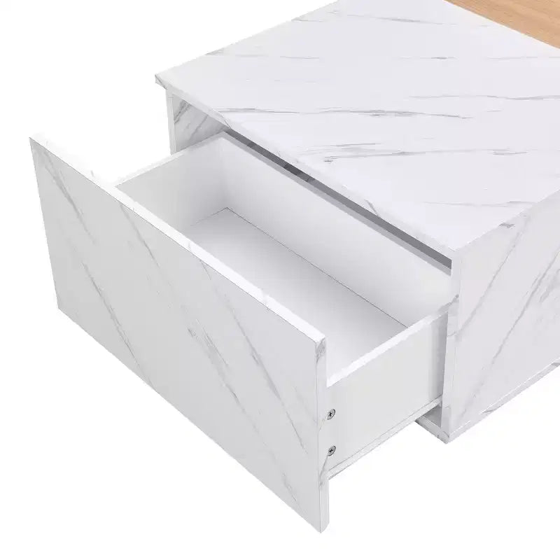 2-teiliges rundes Couchtisch-Set, keine Montage erforderlich, für Wohnzimmer, Büro und Schlafzimmer