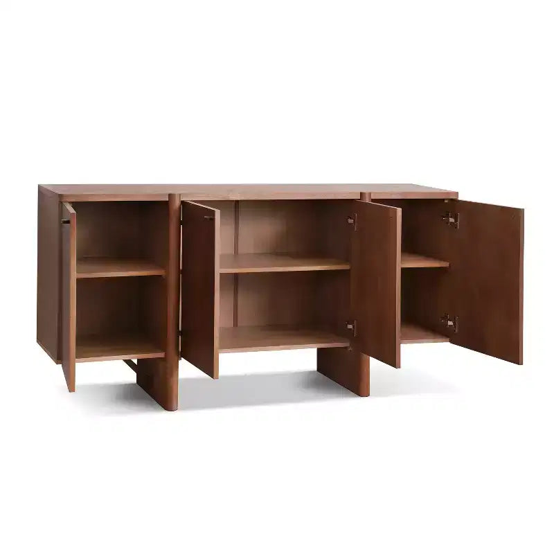 Buffet de rangement polyvalent en bois, style moderne et minimaliste