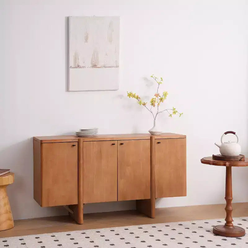 Buffet de rangement polyvalent en bois, style moderne et minimaliste