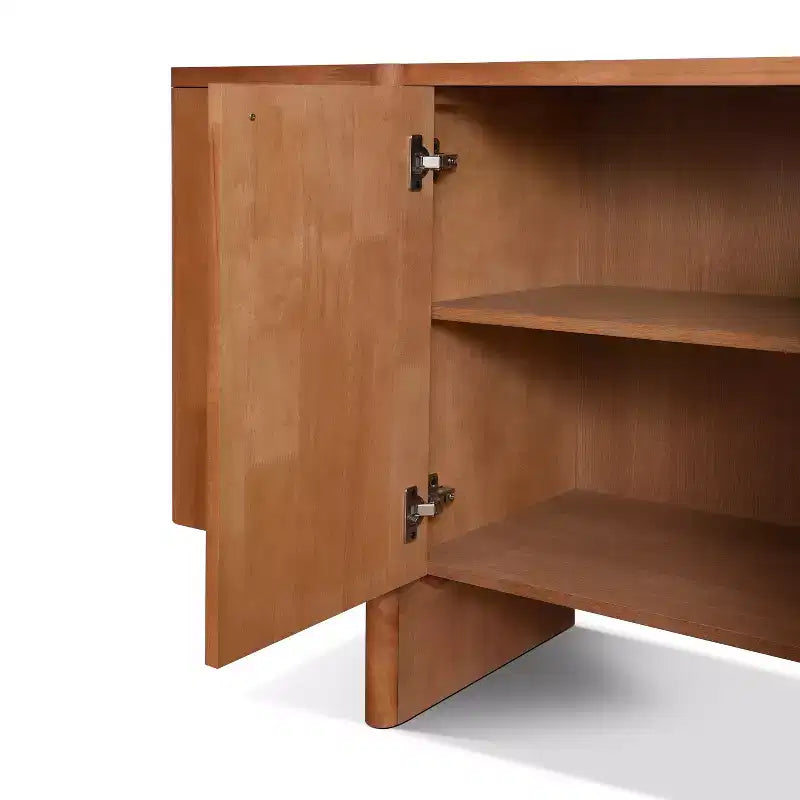 Buffet de rangement polyvalent en bois, style moderne et minimaliste