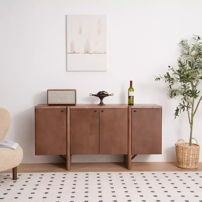 Buffet de rangement polyvalent en bois, style moderne et minimaliste