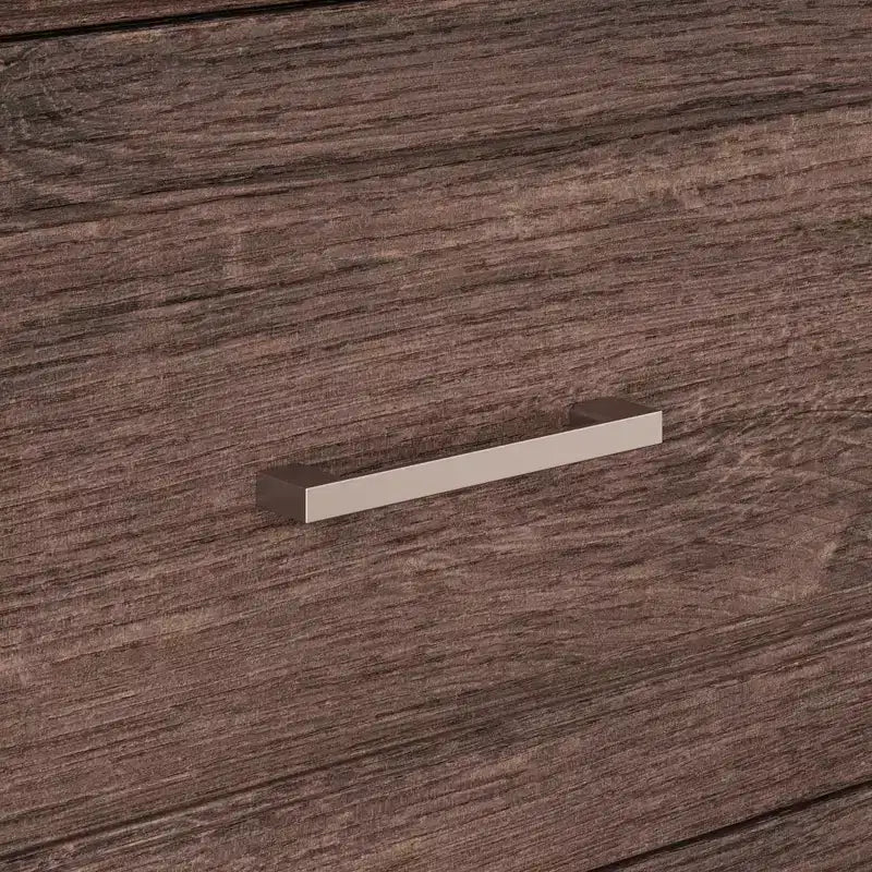 Grande table de chevet à 3 tiroirs, meuble d’appoint vintage en bois