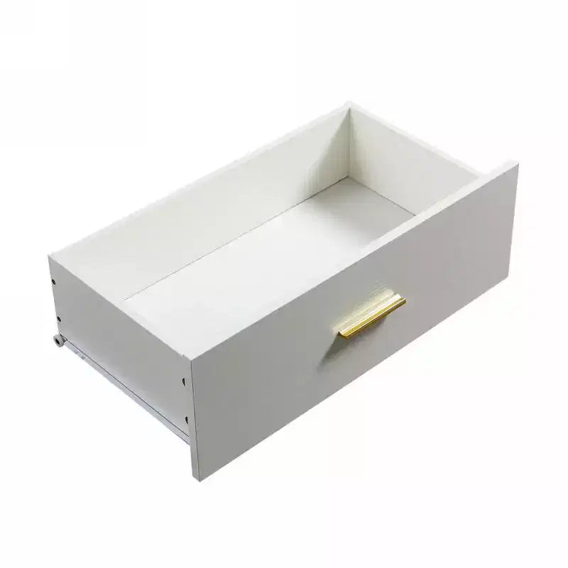 Commode moderne à 8/9 tiroirs avec poignées dorées, large meuble de rangement pour chambre ou salon