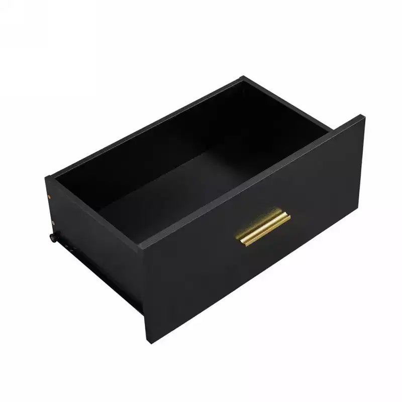Commode moderne à 8/9 tiroirs avec poignées dorées, large meuble de rangement pour chambre ou salon