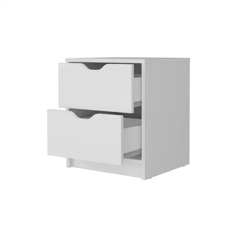 2 tables de chevet élégantes et fonctionnelles à 2 tiroirs pour la chambre et le salon