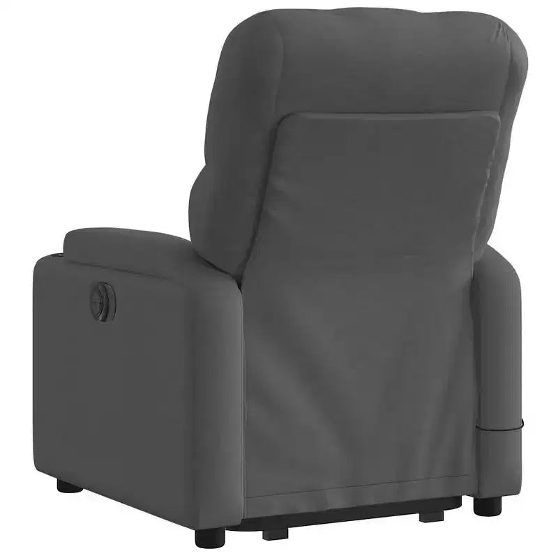 Sillón reclinable de masaje de pie, gris oscuro