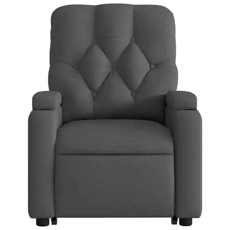 Sillón reclinable de masaje de pie, gris oscuro