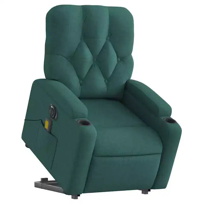 Sillón reclinable de masaje de pie, gris oscuro