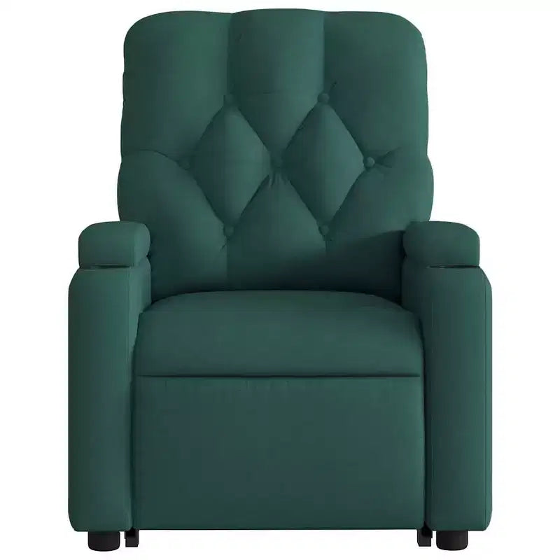 Sillón reclinable de masaje de pie, gris oscuro