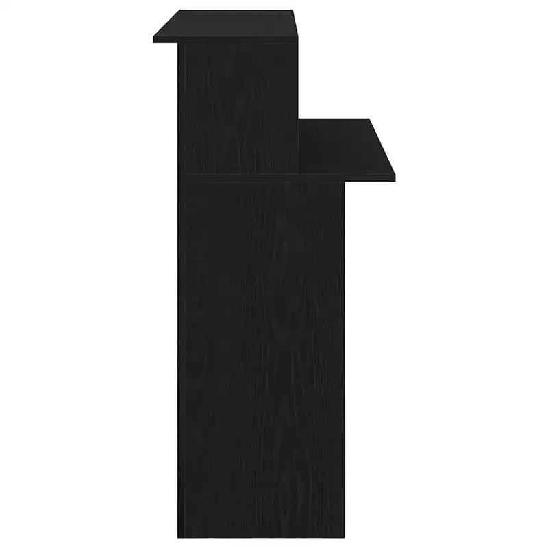 Empfangstresen, Schwarz, 39.4x19.7x40.7, Holzwerkstoff