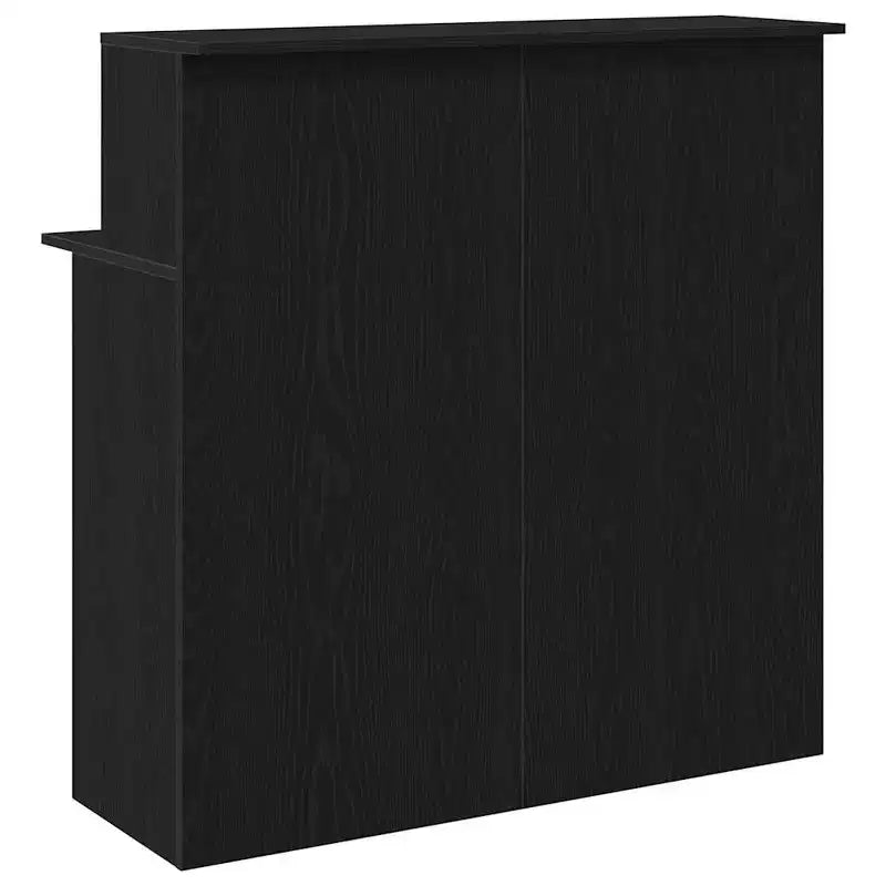 Empfangstresen, Schwarz, 39.4x19.7x40.7, Holzwerkstoff