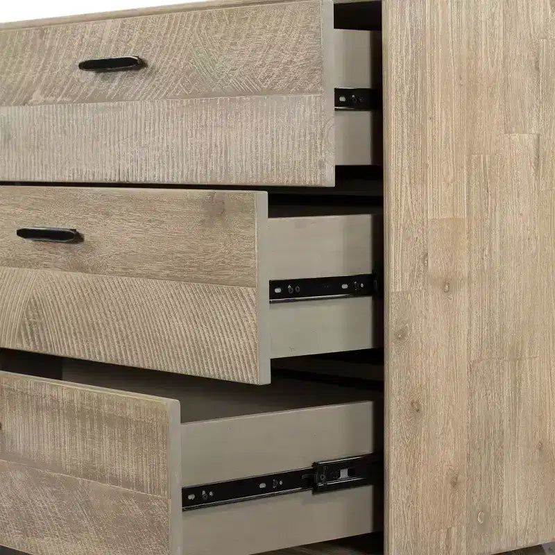 Kommode mit 6 Schubladen im Mid-Century-Modern-Stil