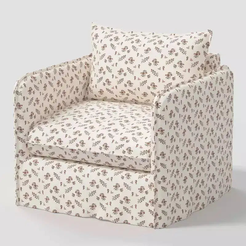 Sillón reclinable informal con costuras francesas