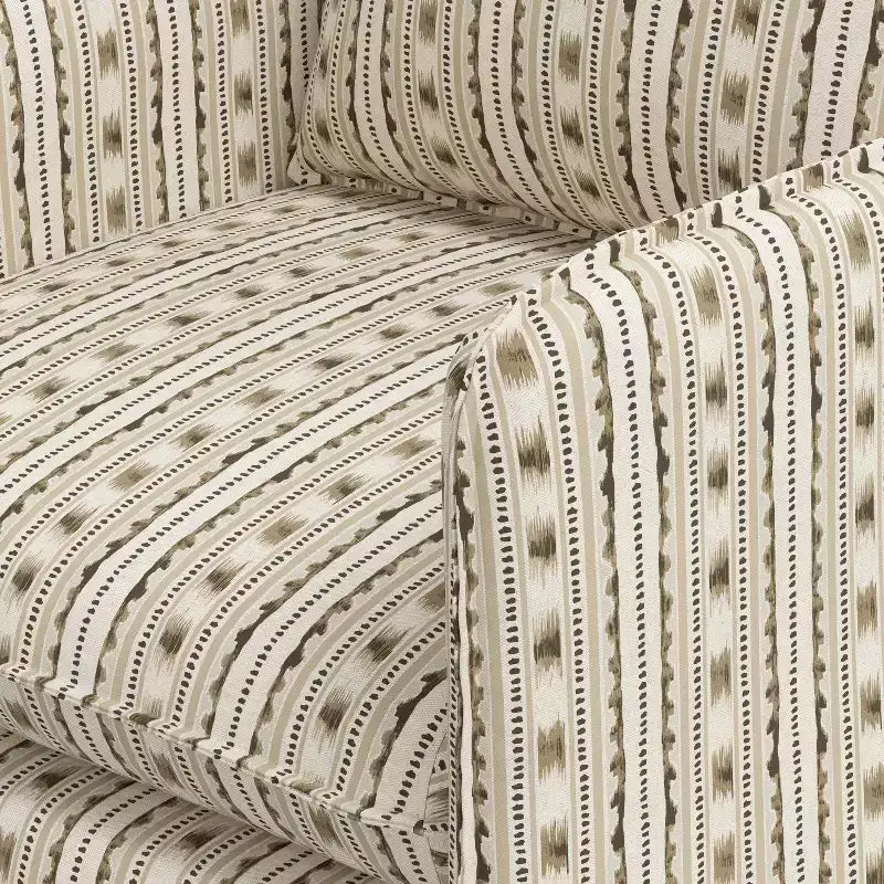 Sillón reclinable informal con costuras francesas
