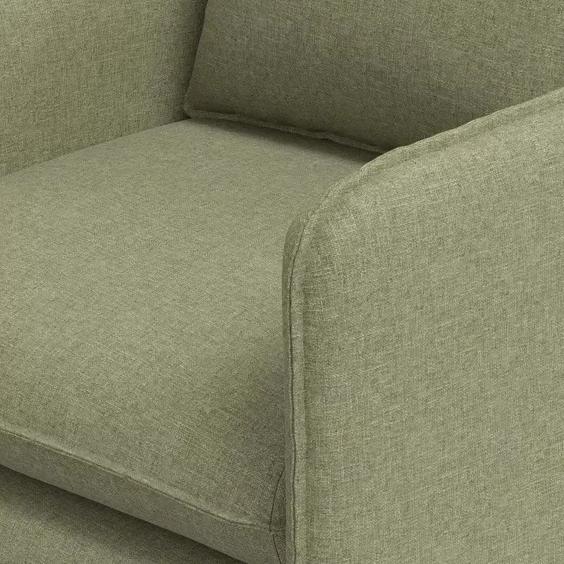 Sillón reclinable informal con costuras francesas