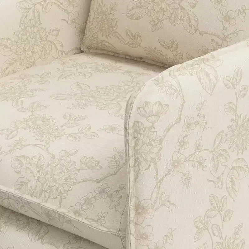 Sillón reclinable informal con costuras francesas