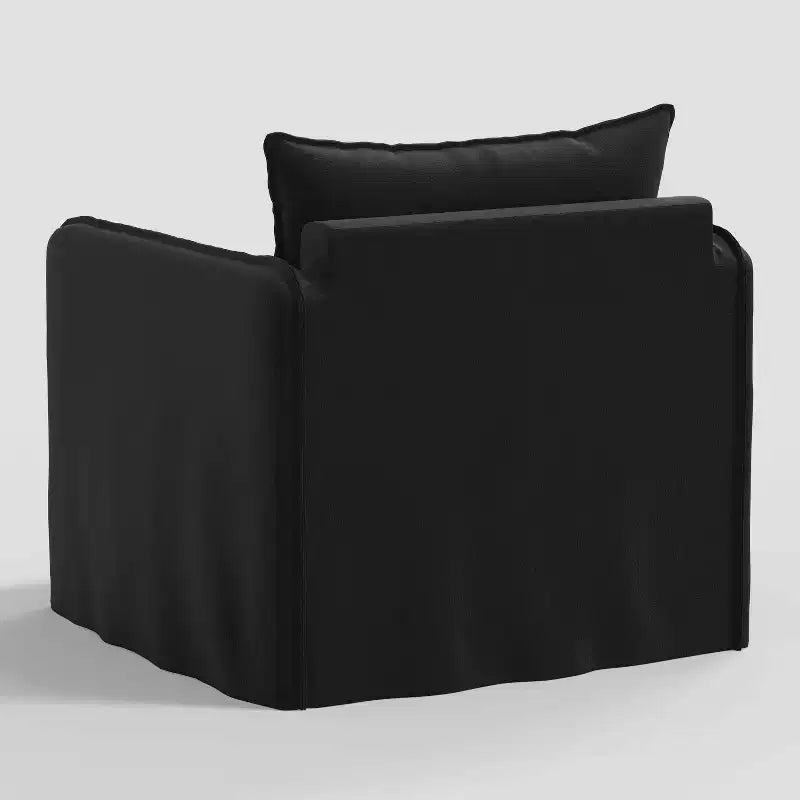 Sillón reclinable informal con costuras francesas