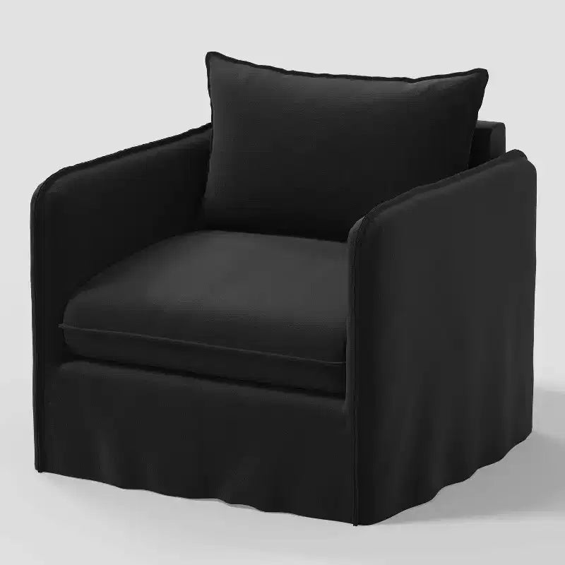 Lässiger Loungesessel mit französischen Nähten
