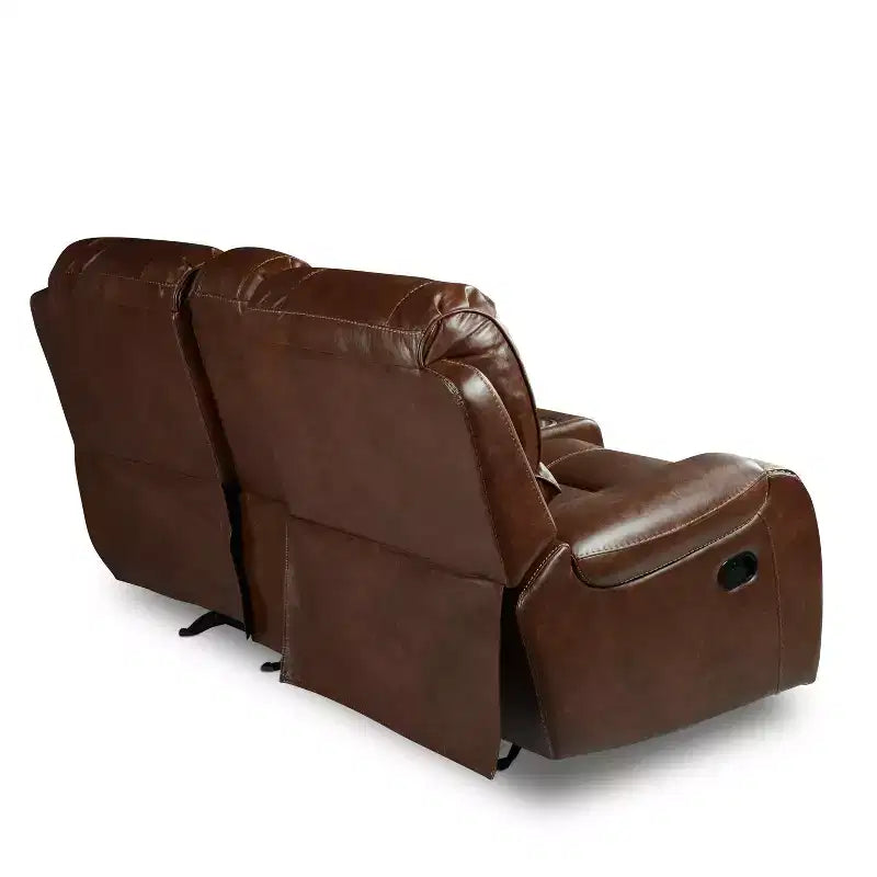 Sofá reclinable biplaza con mecanismo manual